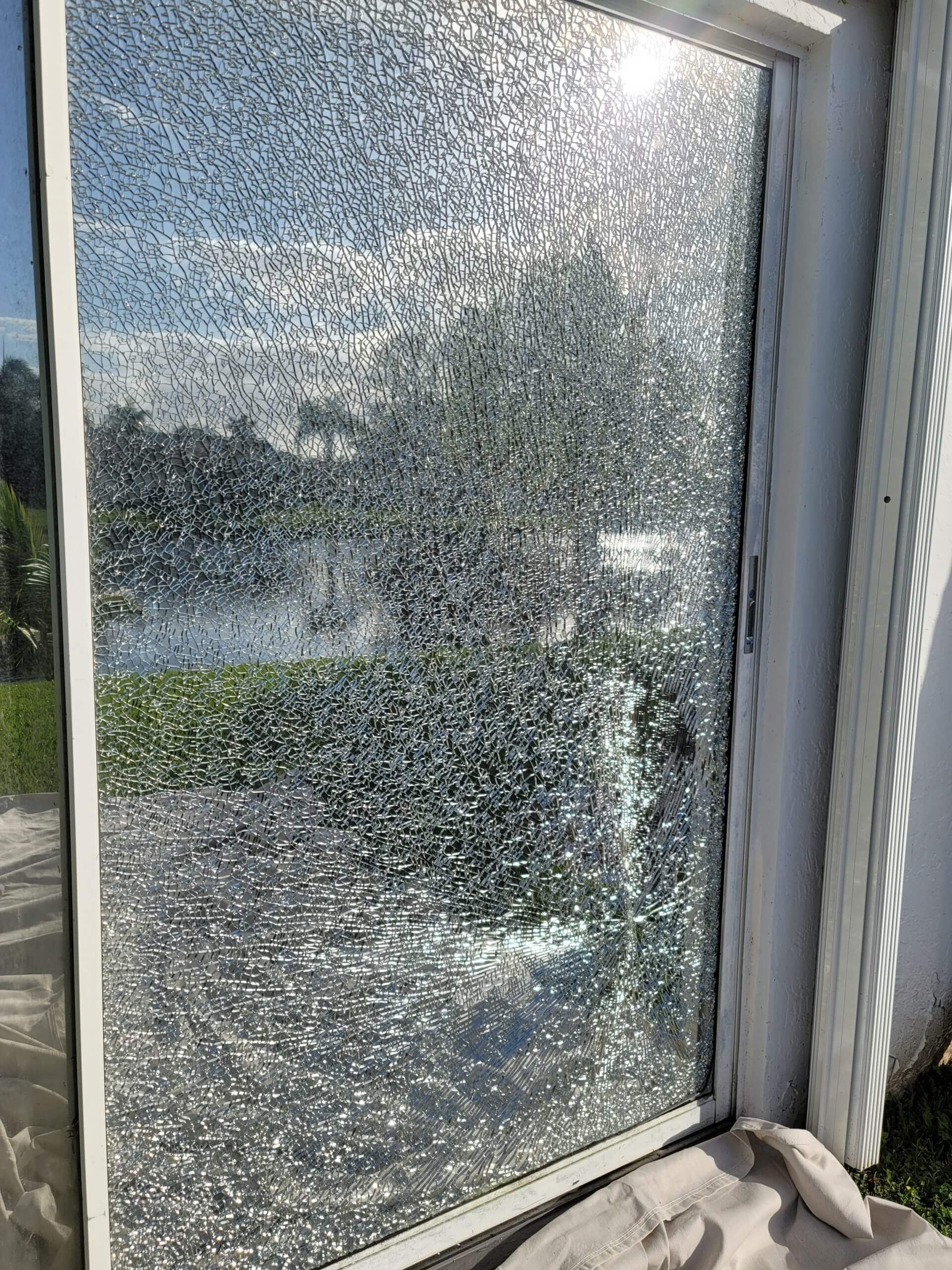 Glass Repair Service - Broken Glass